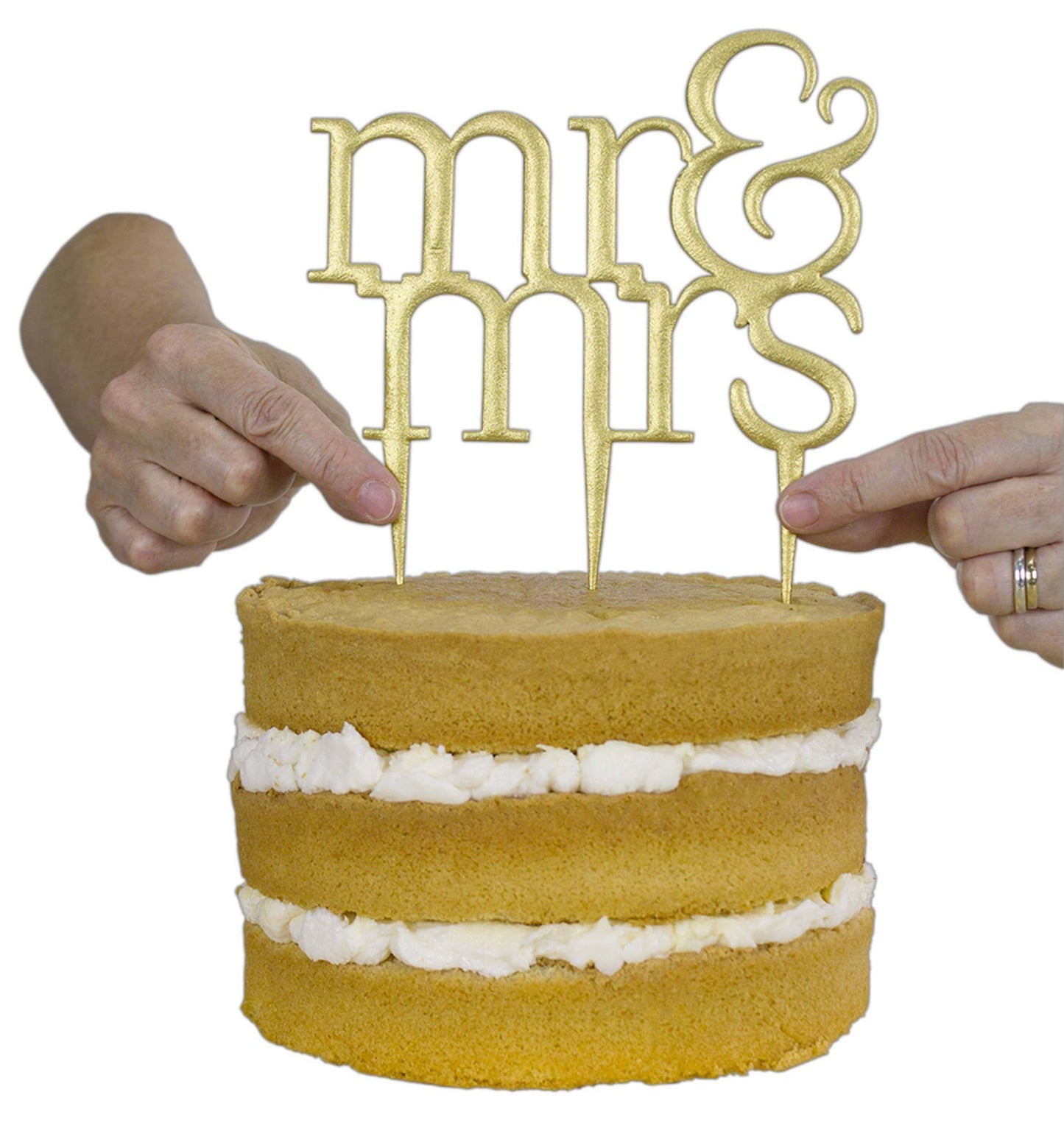 Cake Topper Cutter Mr & Mrs Modern