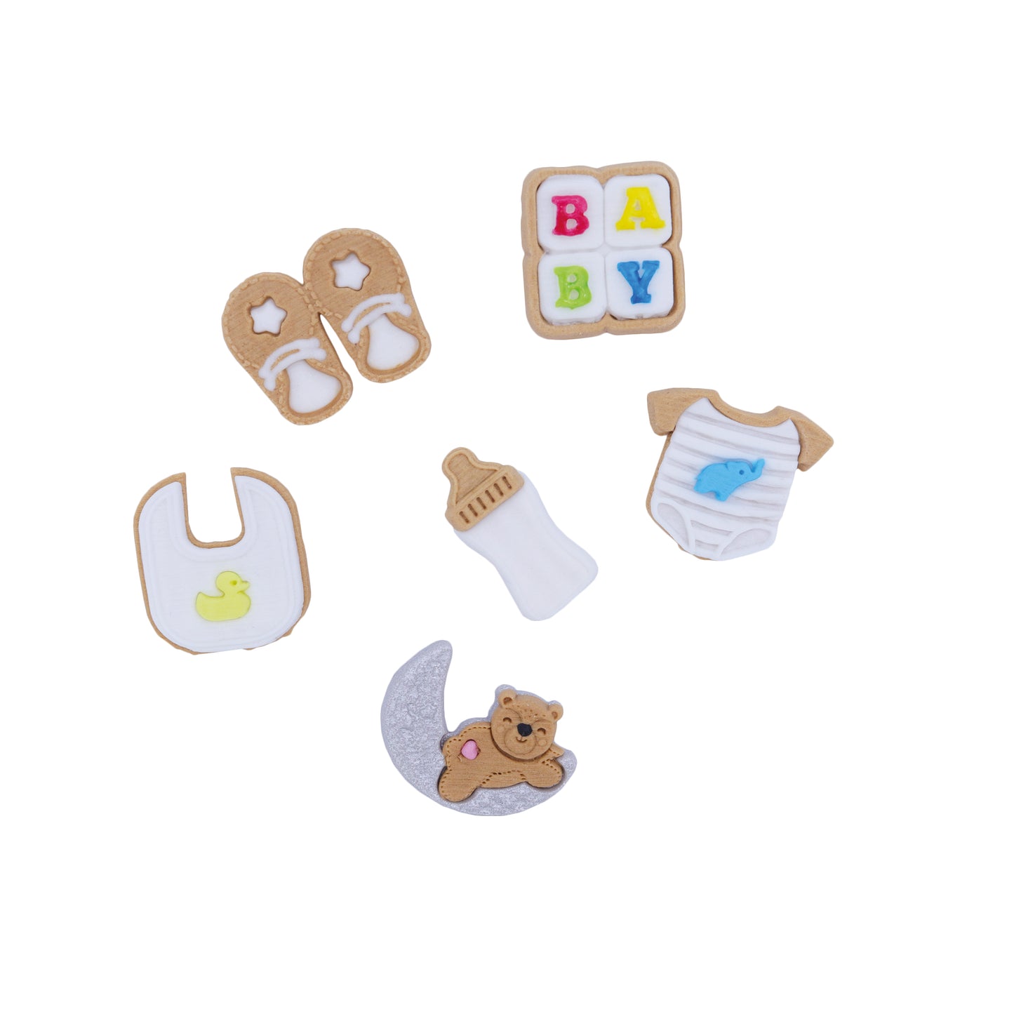 Edible Cupcake Toppers Baby Pk/6