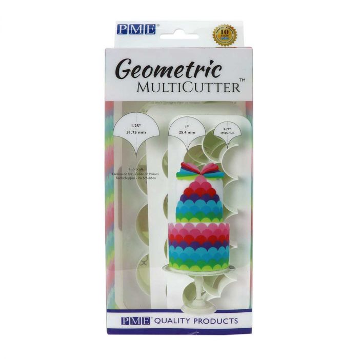 Geometric Multicutter- Fish Scale 3pc