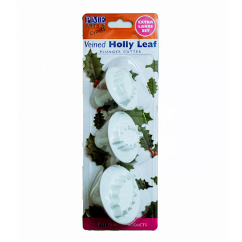 Veined Holly Leaf Larger Cutters Set 3