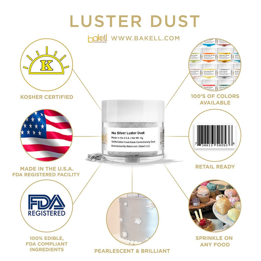 Lustre Dust- Nu Silver