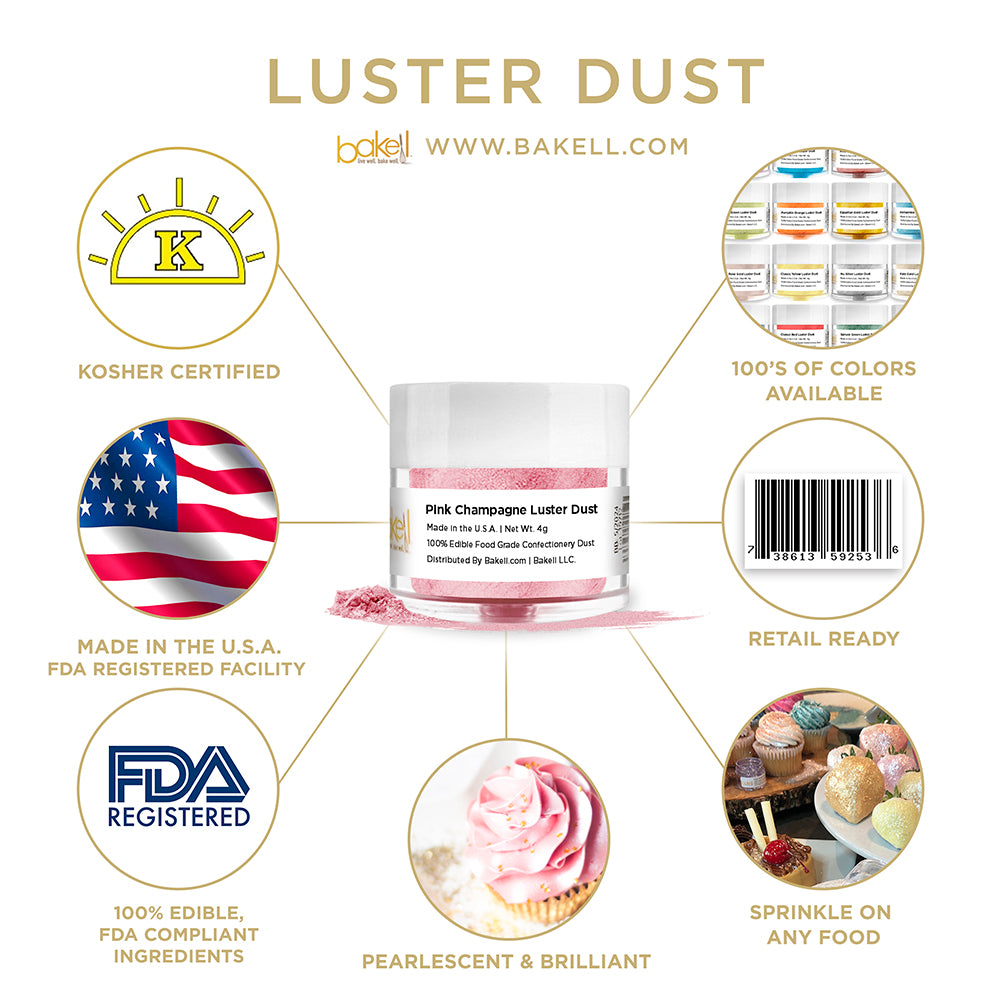 Lustre Dust- Pink Champagne