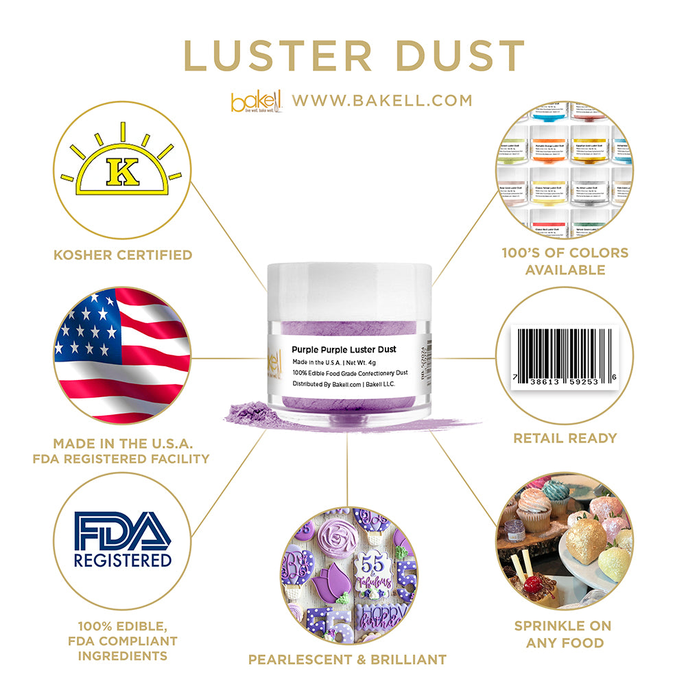 Lustre Dust- Purple Purple