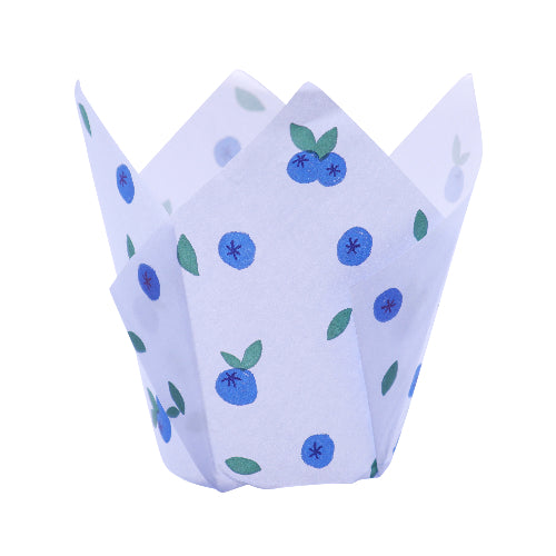 Muffin Cases - Blueberry 24pk