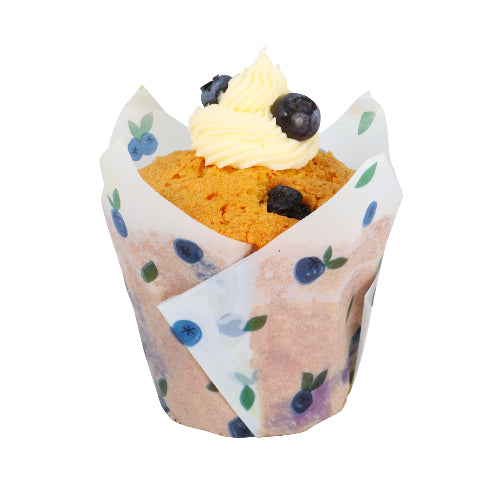 Muffin Cases - Blueberry 24pk