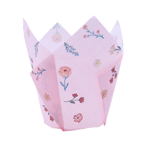 Muffin Cases - Isolated Blooms 24pk