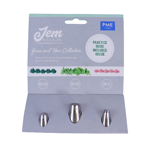 Nozzles Set Grass & Hair Collection pk3