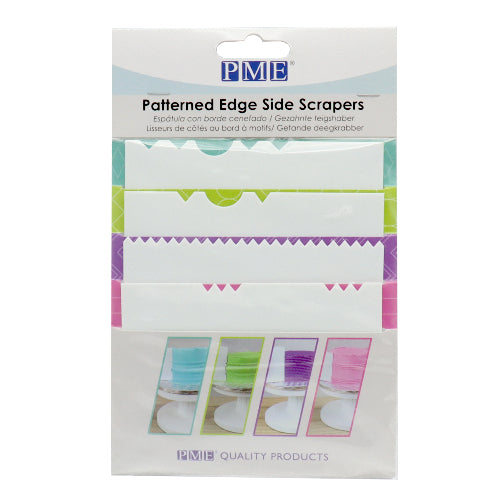 Pattern Edge Side Scraper set 4