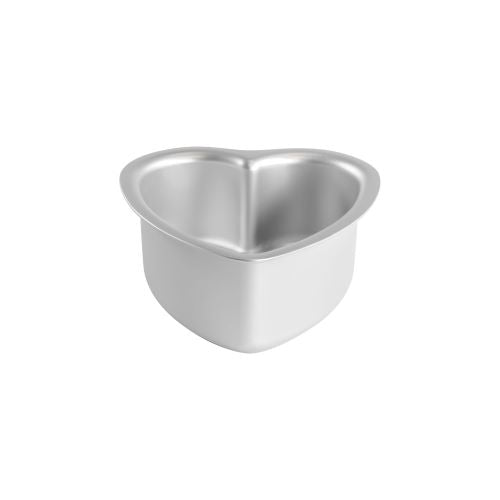 Heart cake pan solid bottom 6 x 3