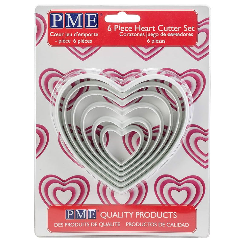 Classic Shapes Cutters - Heart Set/6