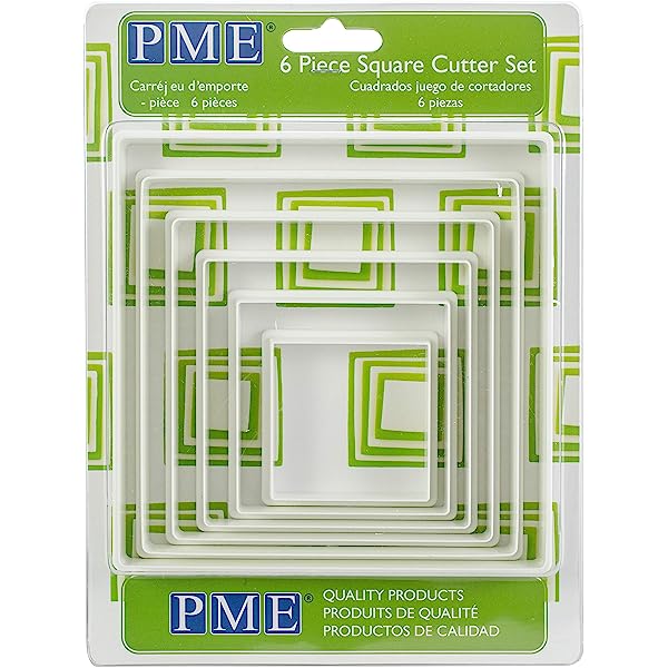 Classic Shapes Cutters - Square Set/6