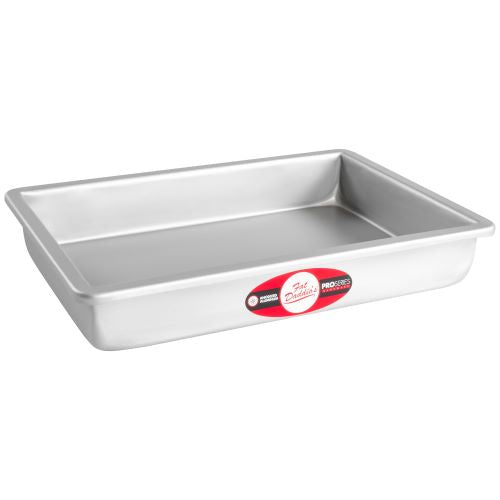 Sheet cake pan solid bottom 8x12x2