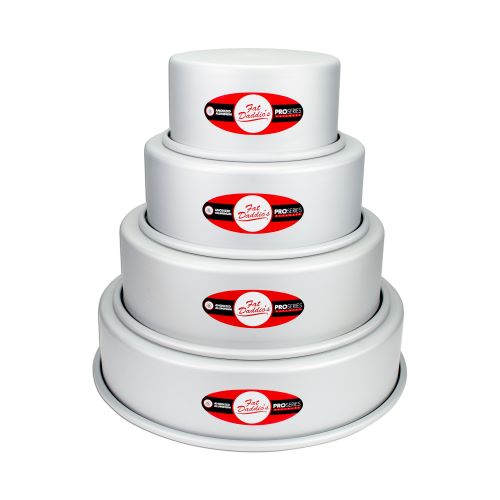 Round Cake Pan Set 3in 4pc