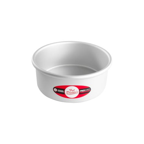 Round cake pan solid bottom 7 x 3