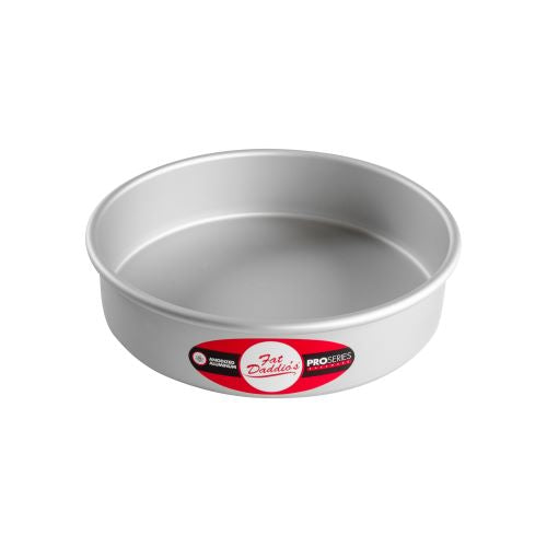 Round cake pan solid bottom 8 x 2