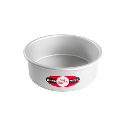 Round cake pan solid bottom 8 x 3