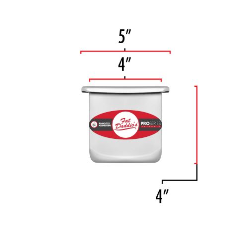 Square cake pan solid bottom 4x4x4