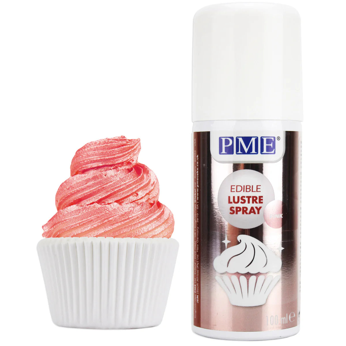 Edible Lustre Spray - Pink 100ml