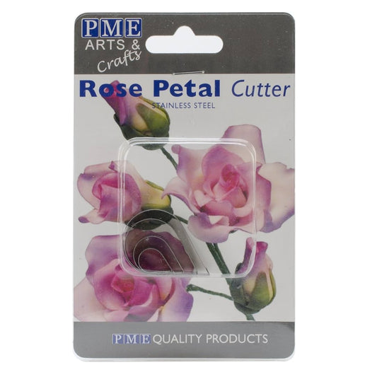 Cutter Rose Flower 1 Petal Set 4