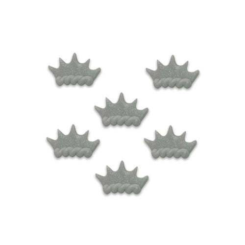 Silver Tiara Sugarcraft Topper 6pk