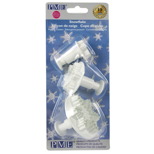 Snowflake Plunger Cutter Set 3