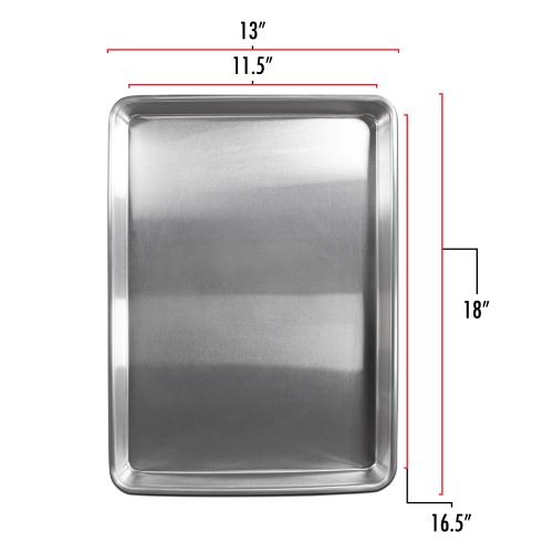 Half Sheet Pan 18  x 13  x 1