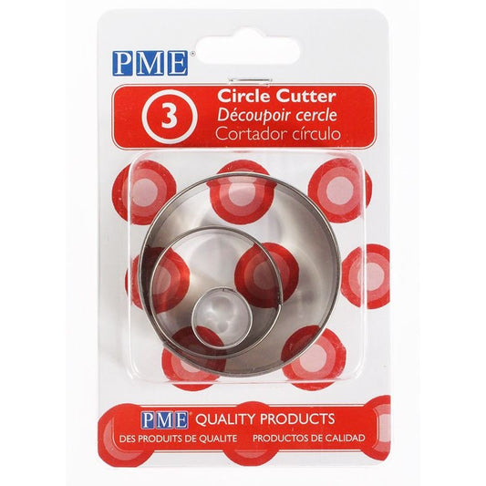 Stainless Steel Round Cutters Set/3