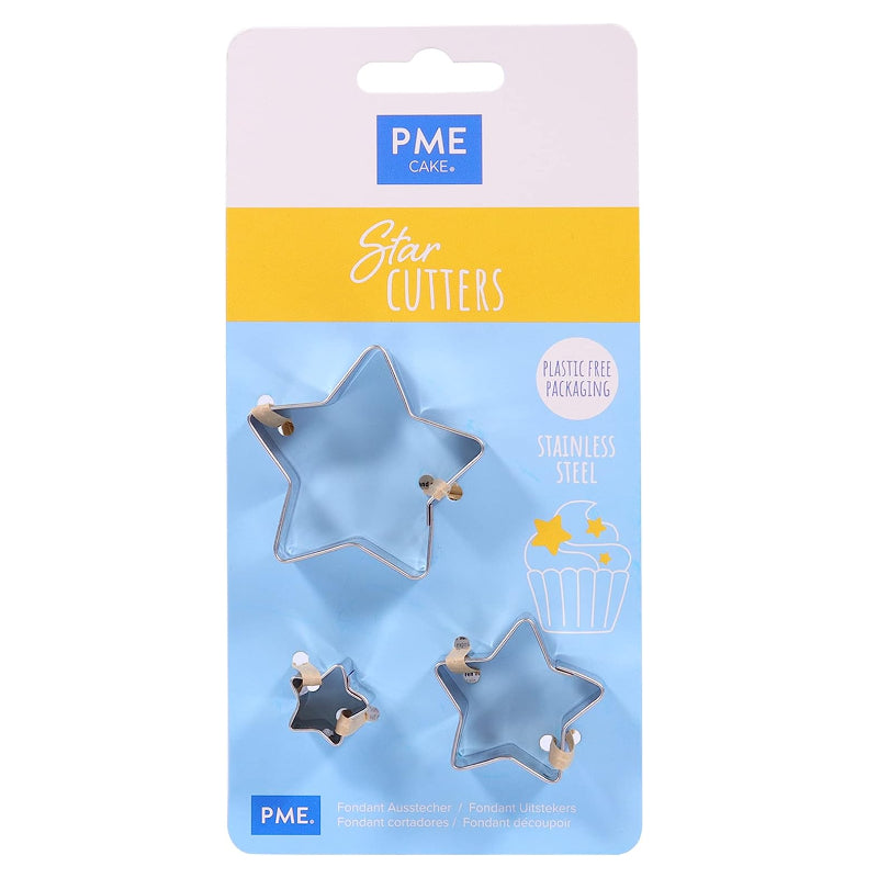 Stainless Steel Star Cutters Set/3