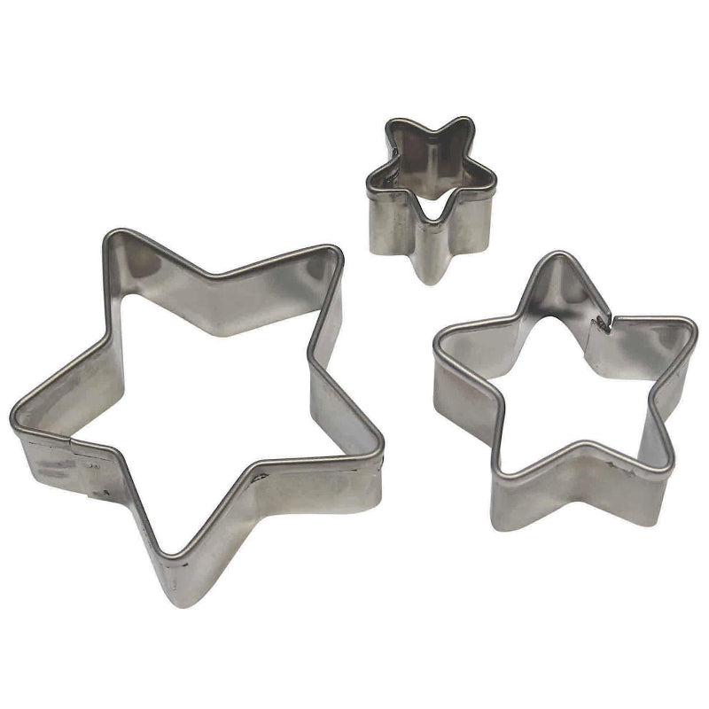 Stainless Steel Star Cutters Set/3