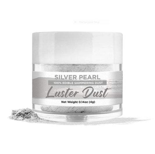 Lustre Dust- Silver Pearl